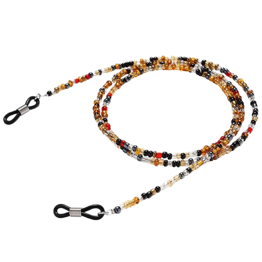 Mask Chain Holder - 2-in-1 Non-slip Beaded Acrylic Eyeglass Chain