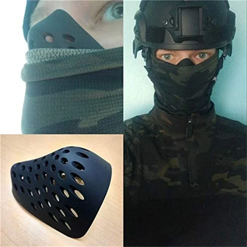 HalloweenHalf Face Shell Nose  - đánh giá và giá Silicone Mask Bracket