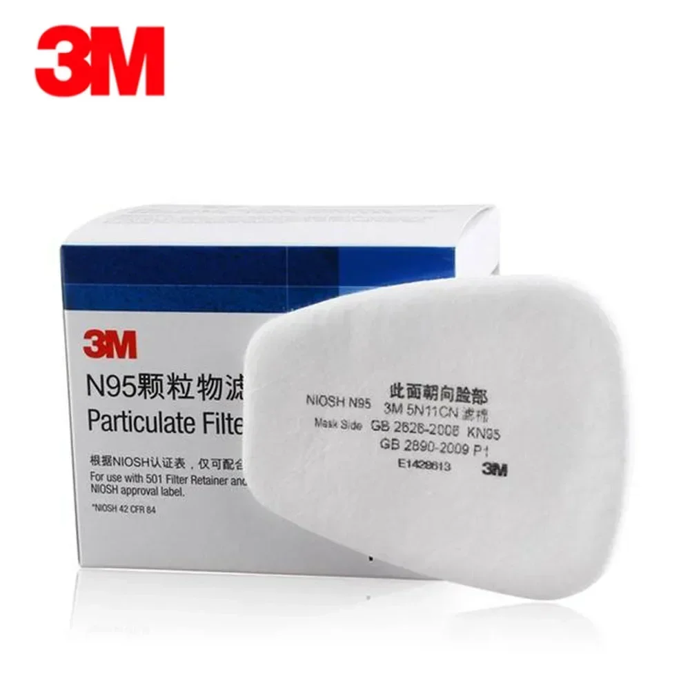 10pcs/Box 3M 5N11 Cotton Filte - đánh giá và giá Dust Mask Construction