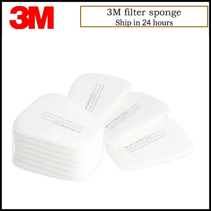 10pcs/Box 3M 5N11 Cotton Filte - đánh giá và giá Dust Mask Construction