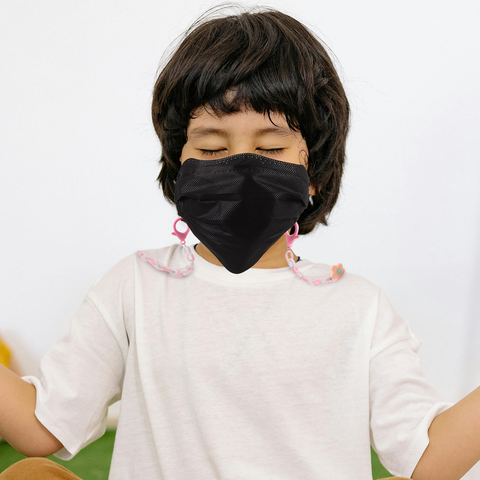 Colorful Floral Kids Mask Chai - đánh giá và giá Mask Chain Holder