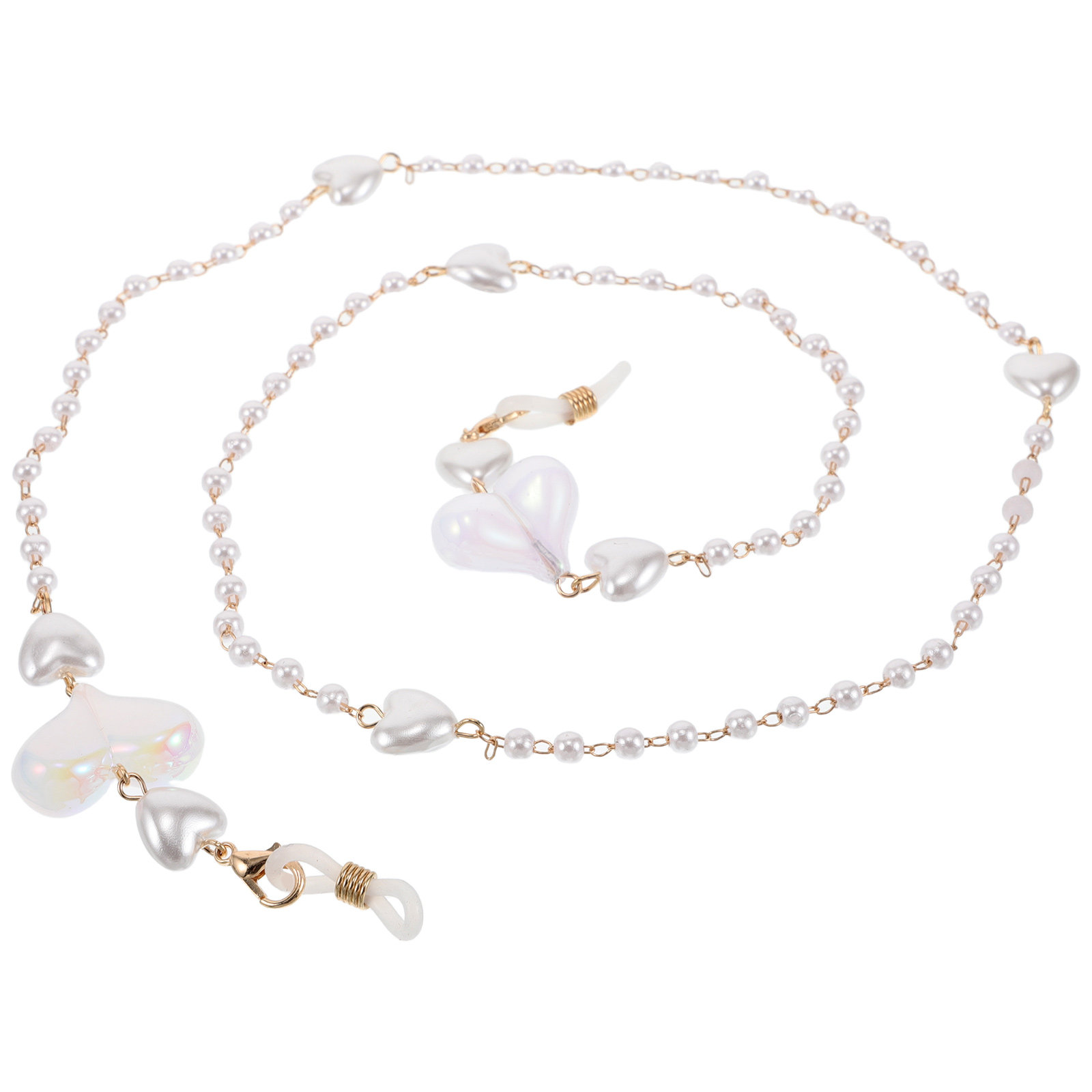 Peach Heart Mask Chain with Si - đánh giá và giá Mask Chain Holder