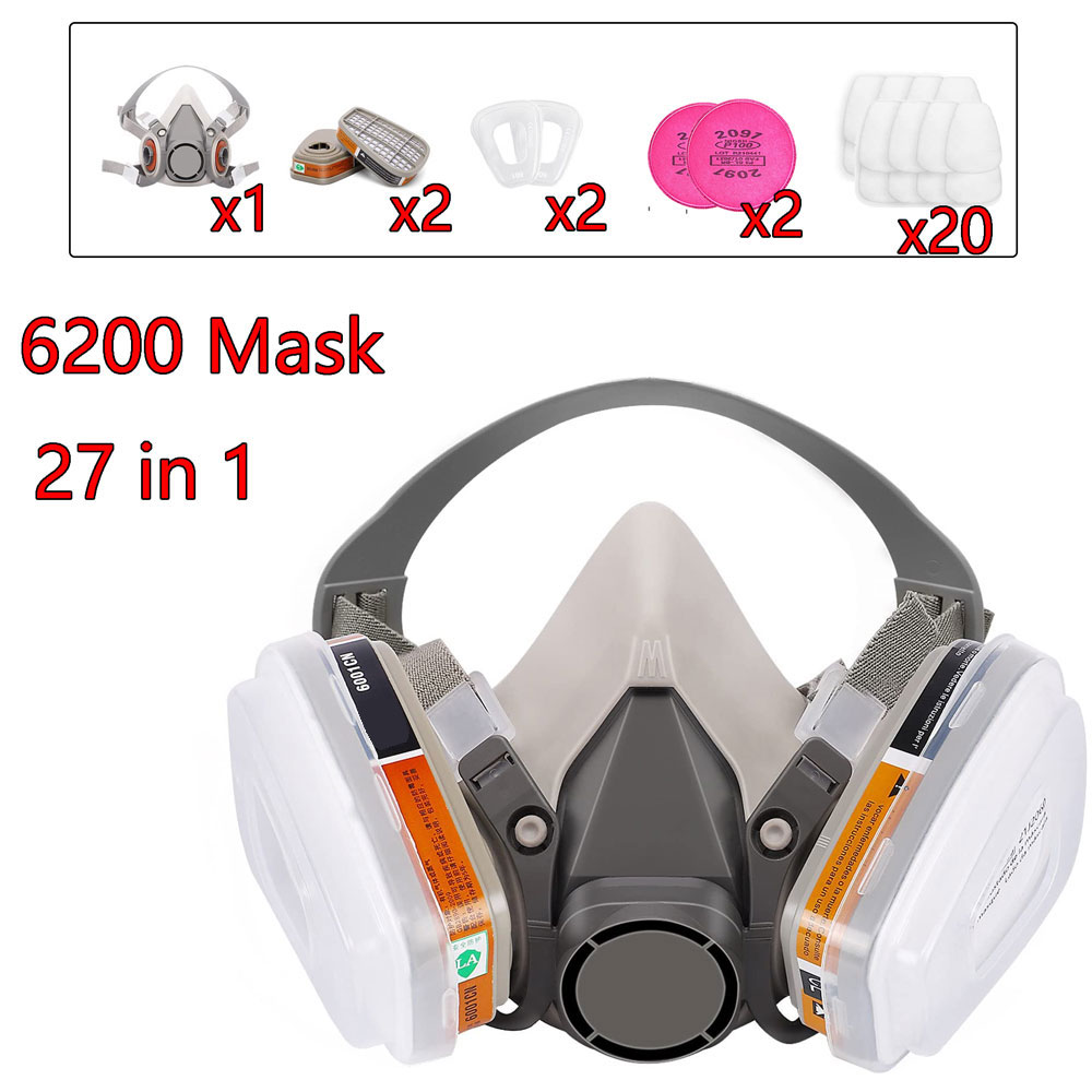 Gas Mask 6200 Set Vehicle Pain - đánh giá và giá Dust Mask Construction